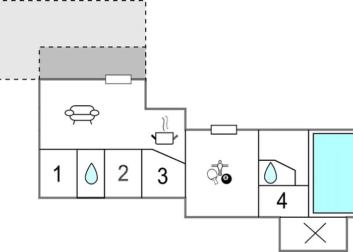 4 Bedroom Amazing In Holiday home *